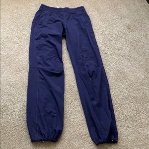 Lululemon fleeced lunes running pants
